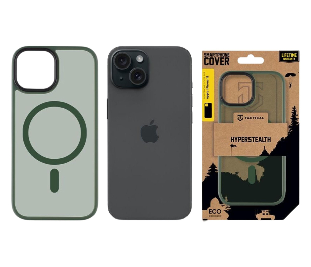 Tactical MagForce Hyperstealth Kryt pro Apple iPhone 15 Forest Green - 1514055 - zdjęcie 3